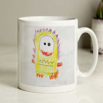 Personalised Childrens Drawing Photo Upload Ceramic Mug