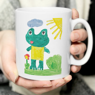 Personalised Childrens Drawing Photo Upload Ceramic Mug