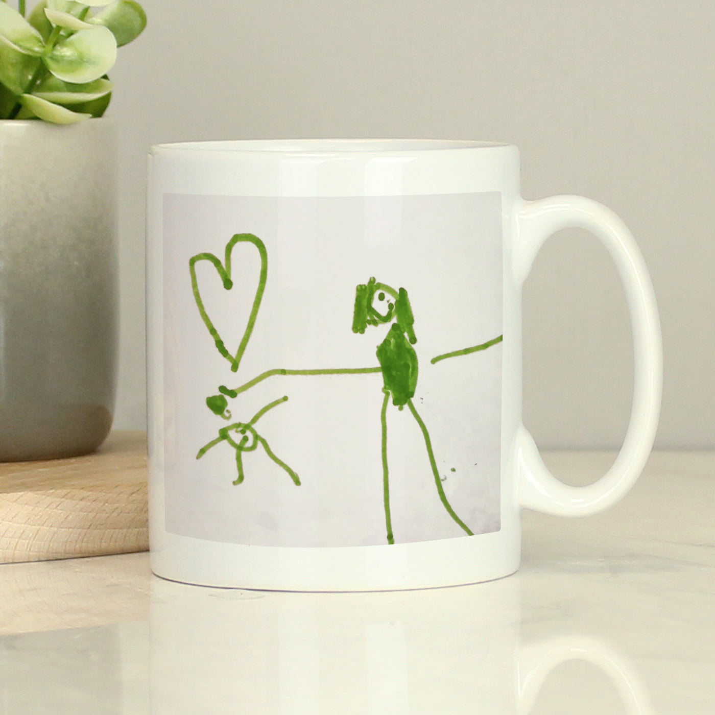 Personalised Childrens Drawing Photo Upload Ceramic Mug