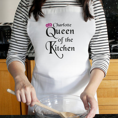Personalised Queen of the Kitchen Apron - Shop Personalised Gifts