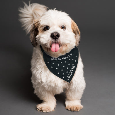 Personalised Paw Print Dog Bandana - Shop Personalised Gifts