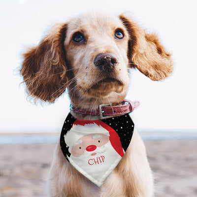 Personalised Santa Dog Bandana - Shop Personalised Gifts