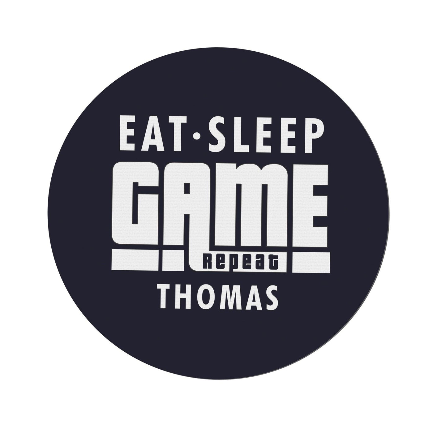 Personalised Eat Sleep Game Repeat Mouse Mat - Shop Personalised Gifts