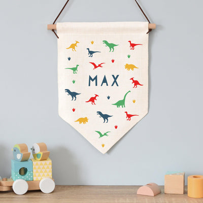 Personalised Dinosaur Hanging Banner - Shop Personalised Gifts