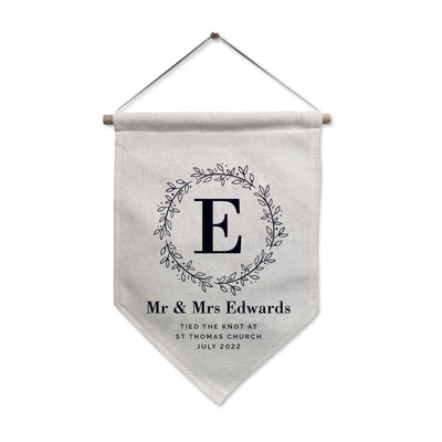 Personalised Floral Leaf Hanging Banner - Shop Personalised Gifts