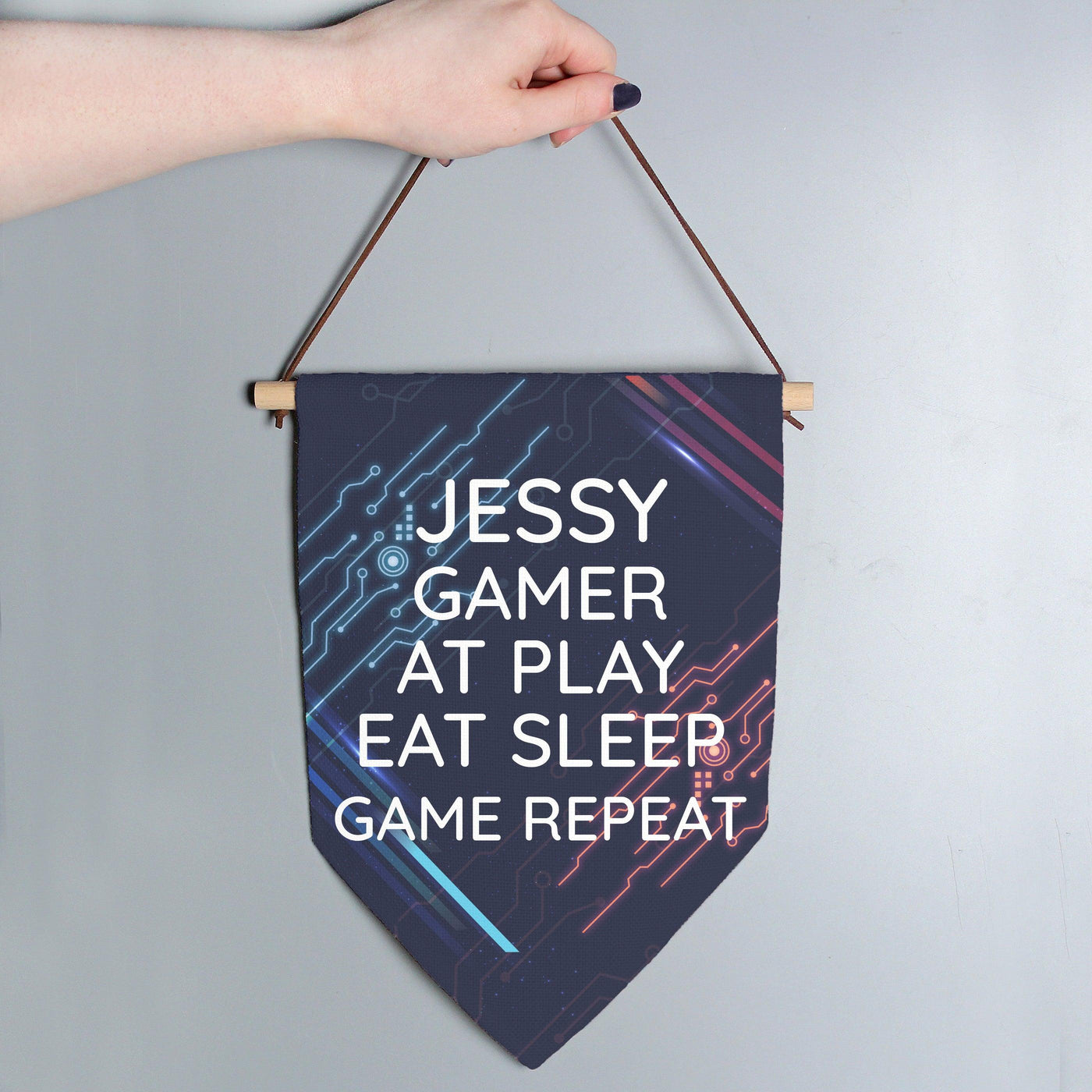 Personalised Free Text Gaming Hanging Banner - Shop Personalised Gifts