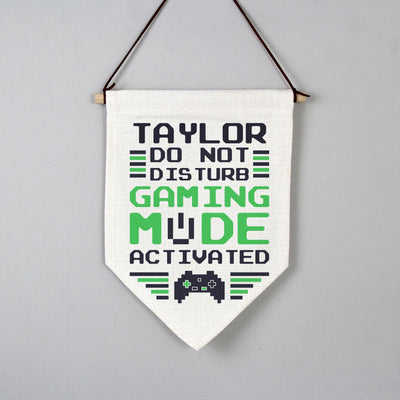 Personalised Gaming Mode Hanging Banner - Shop Personalised Gifts