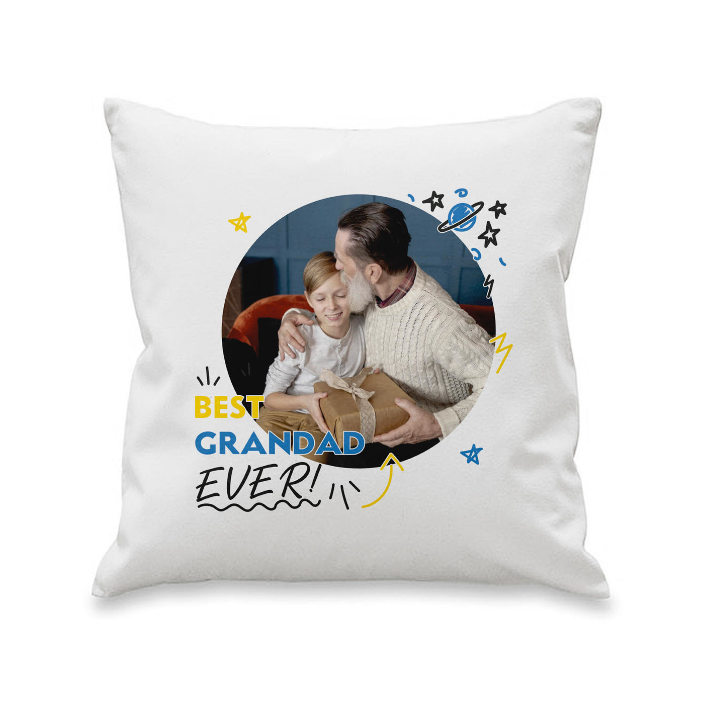 Best Ever Photo Upload Filled Cushion