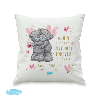 Personalised Me To You Hold You Forever Filled Cushion