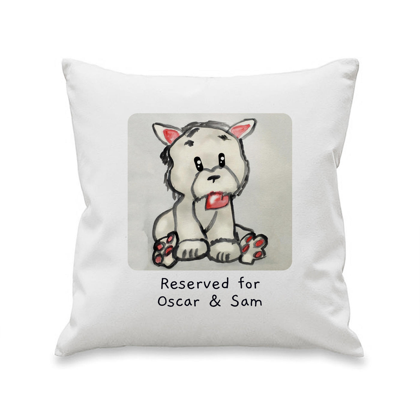 Personalised Childrens Drawing Photo Upload Cushion