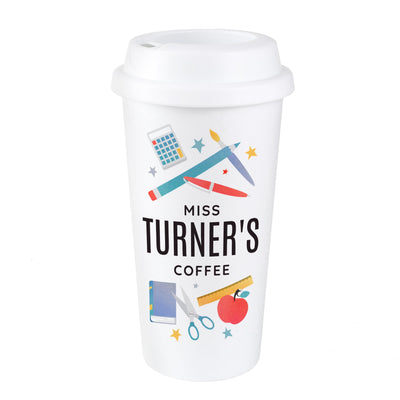 Personalised Teachers Double Walled Travel Mug - Shop Personalised Gifts