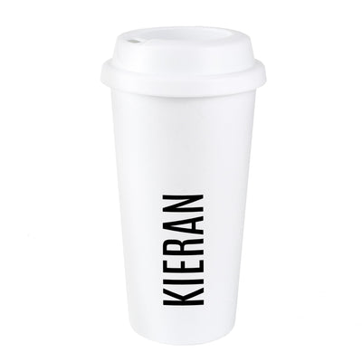 Personalised Name Double Walled Travel Mug - Shop Personalised Gifts