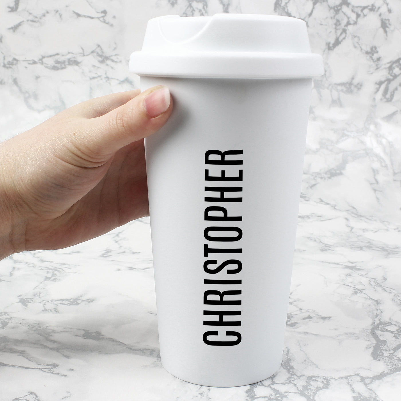 Personalised Name Double Walled Travel Mug - Shop Personalised Gifts