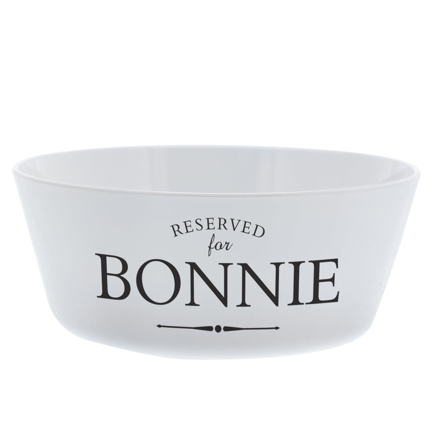 Personalised Reserved for Plastic Cat Bowl