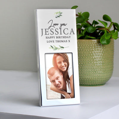 Personalised Botanical 2x3 Photo Frame - Shop Personalised Gifts