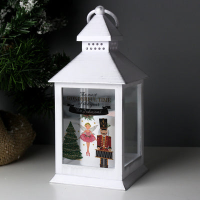 Personalised Nutcracker White Lantern - Shop Personalised Gifts