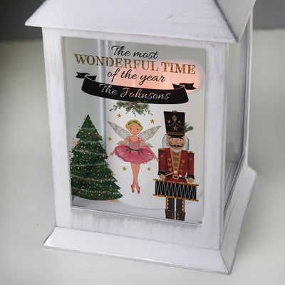 Personalised Nutcracker White Lantern - Shop Personalised Gifts