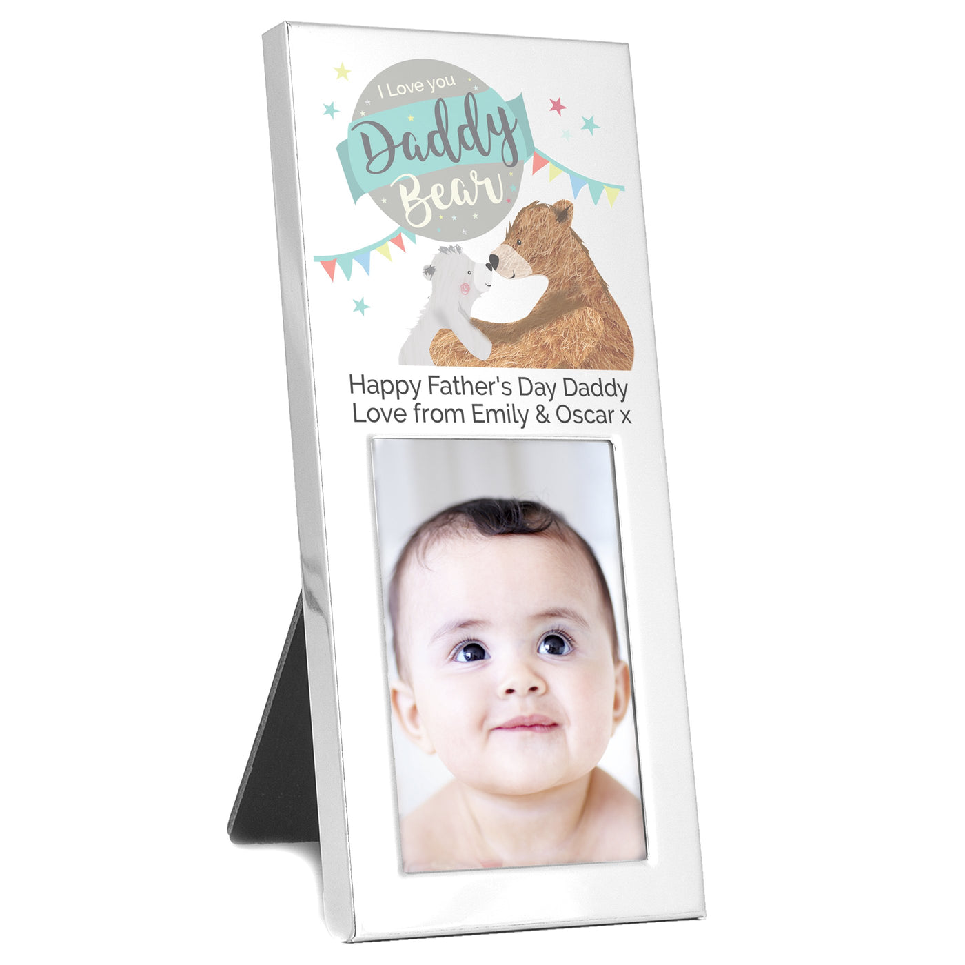 Personalised Daddy Bear 2x3 Photo Frame - Shop Personalised Gifts