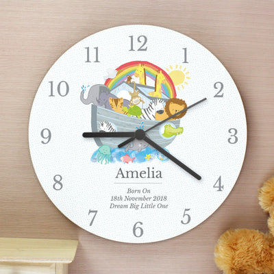 Personalised Noah's Ark Clock - Shop Personalised Gifts