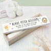 Personalised Safari Animals Wooden Certificate Holder