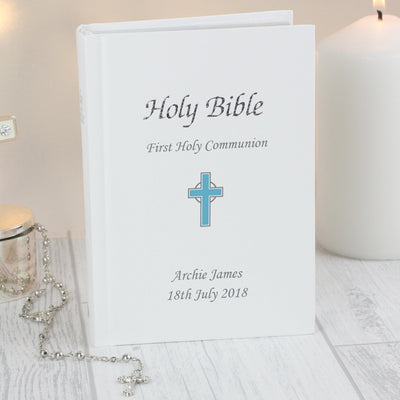 Personalised Blue Cross Bible - Shop Personalised Gifts