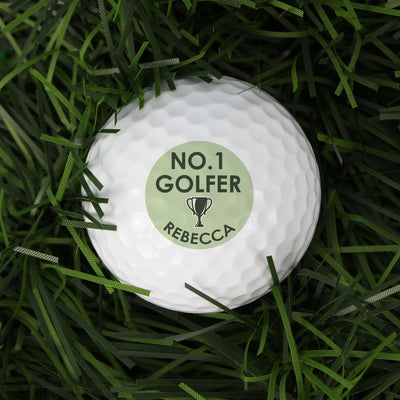 Personalised No.1 Golfer Golf Ball - Shop Personalised Gifts