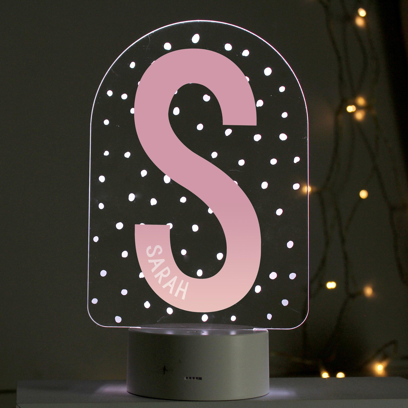 Personalised Initial LED Colour Changing Night Light - Shop Personalised Gifts