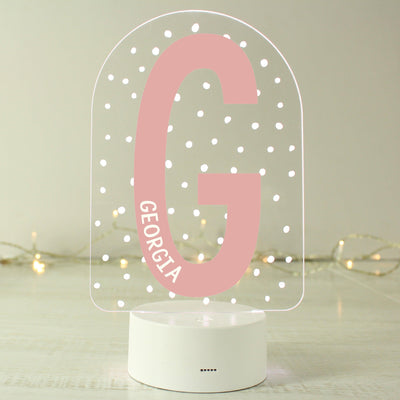 Personalised Initial LED Colour Changing Night Light - Shop Personalised Gifts