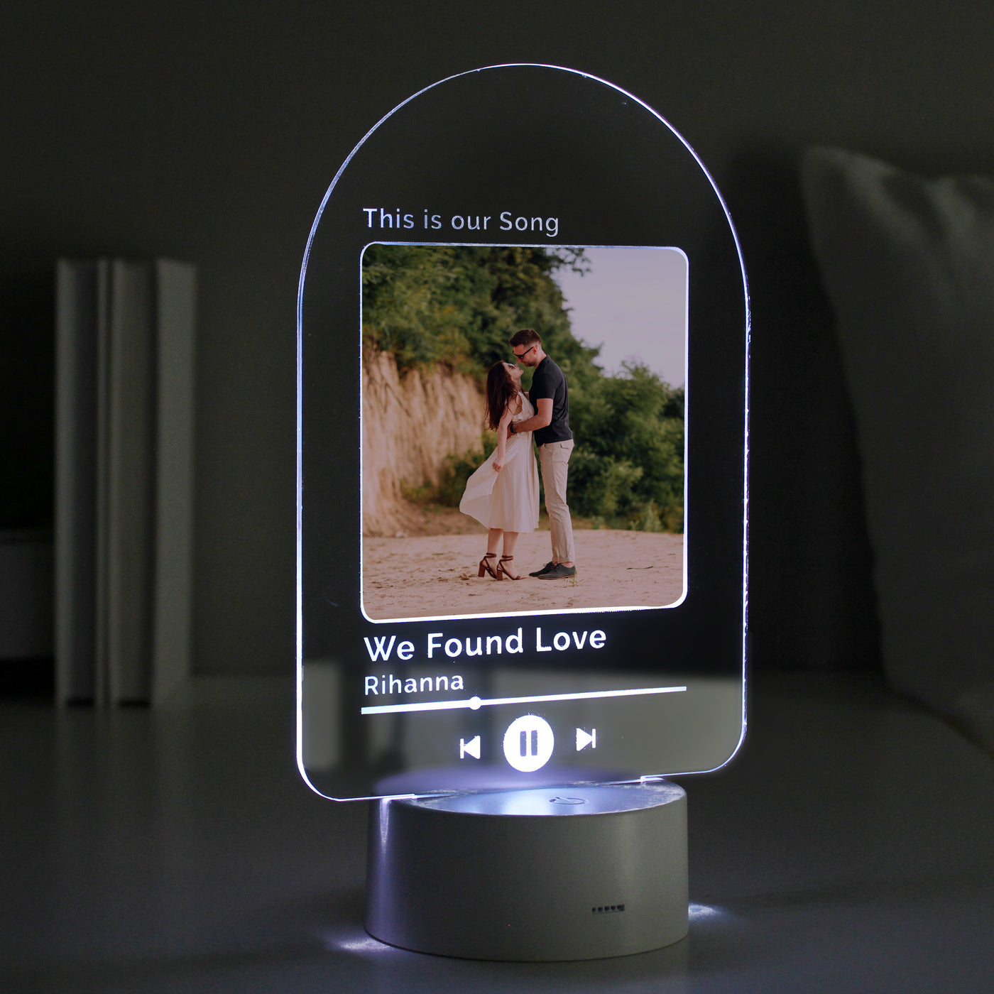 Personalised Any Song LED Photo Upload Colour Changing Light