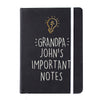 Personalised Light Bulb Black Hardback A5 Notebook - Shop Personalised Gifts