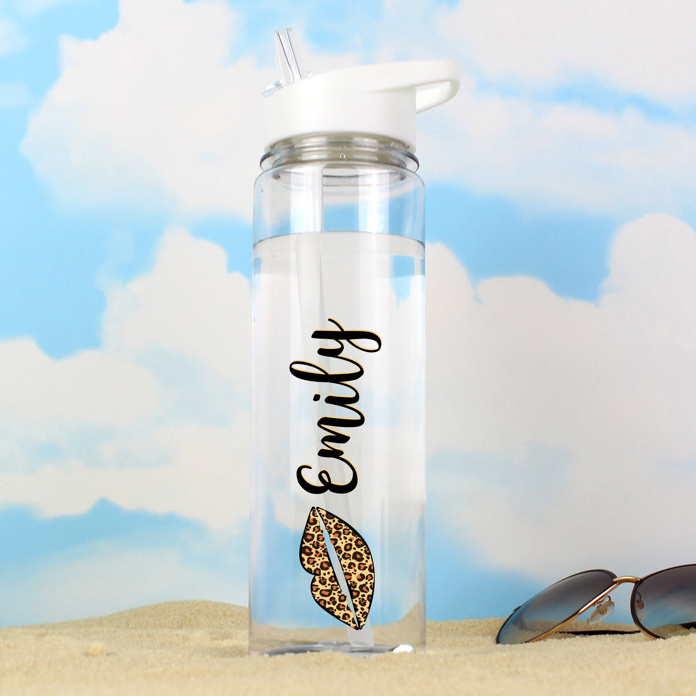 Personalised Leopard Lips Island Water Drinks Bottle - Shop Personalised Gifts