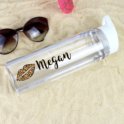 Personalised Leopard Lips Island Water Drinks Bottle - Shop Personalised Gifts