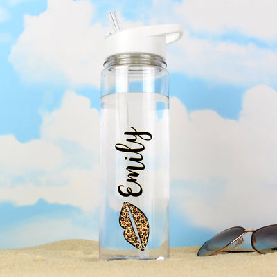 Personalised Leopard Lips Island Water Drinks Bottle - Shop Personalised Gifts