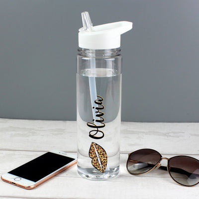 Personalised Leopard Lips Island Water Drinks Bottle - Shop Personalised Gifts