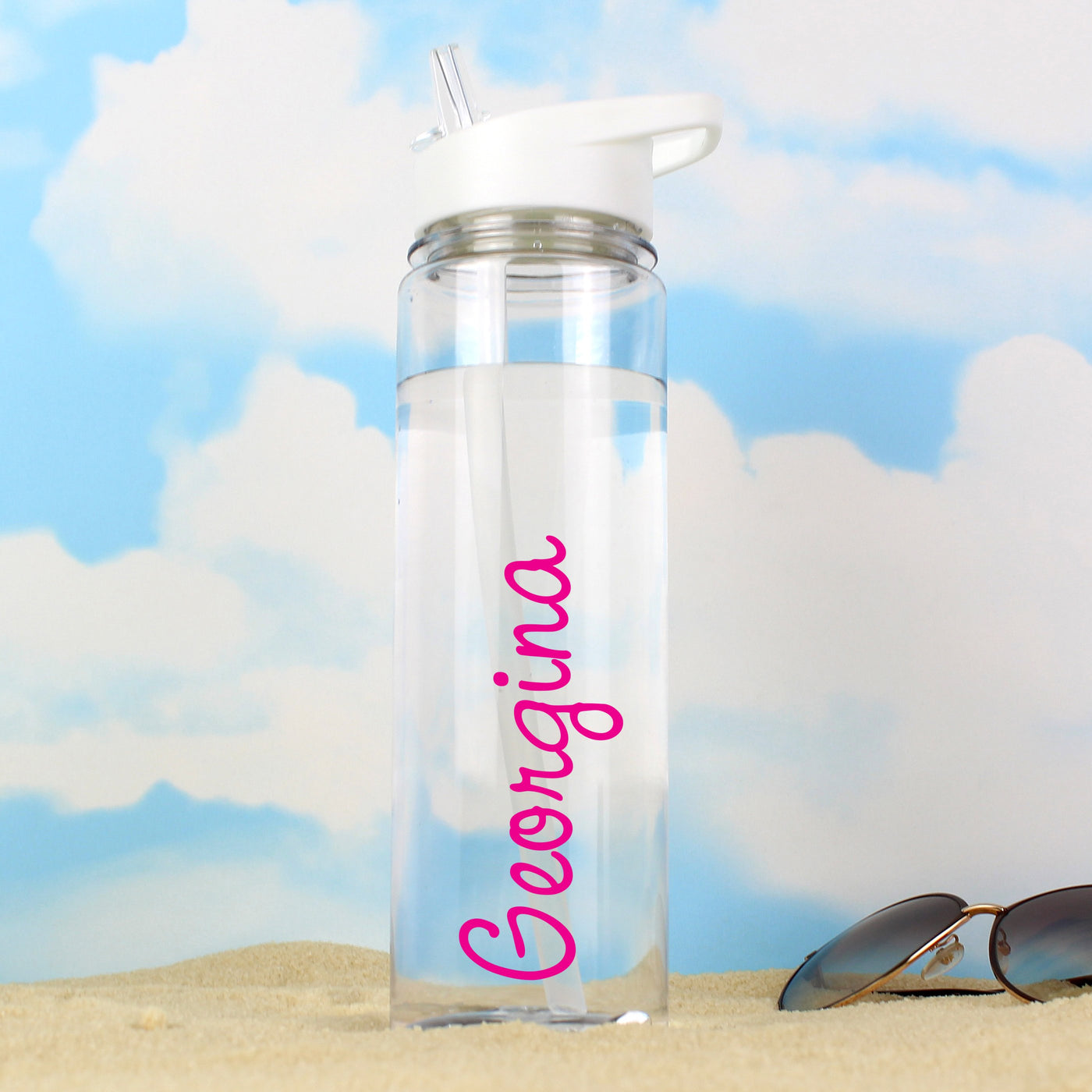 Personalised Pink Name Island Water Drinks Bottle - Shop Personalised Gifts