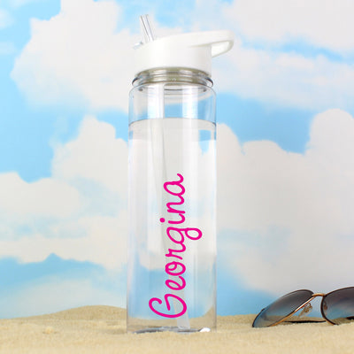 Personalised Pink Name Island Water Drinks Bottle - Shop Personalised Gifts