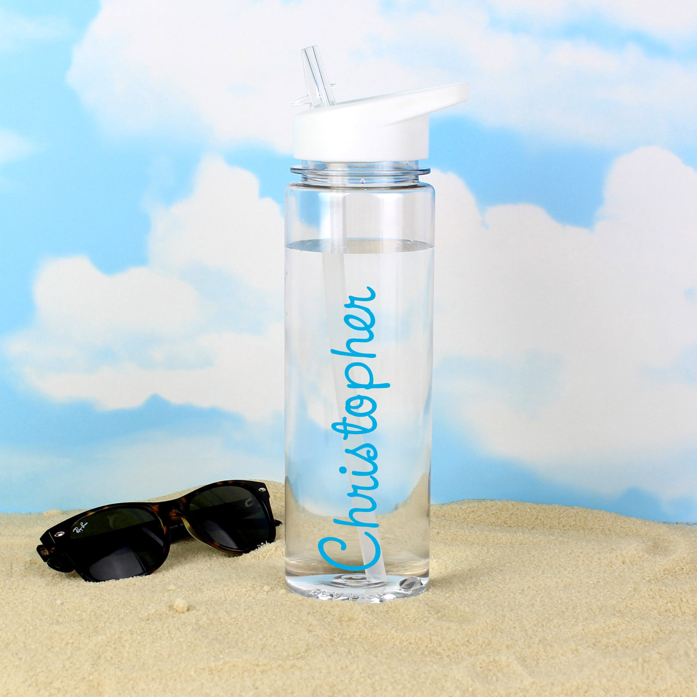 Personalised Blue Name Island Water Drinks Bottle - Shop Personalised Gifts