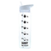 Personalised Black 'Hydration Tracker' Island Water Drinks Bottle - Shop Personalised Gifts