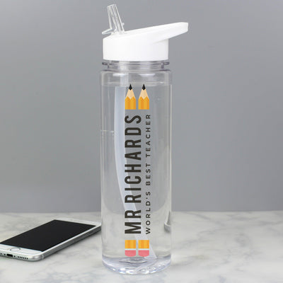 Personalised Teacher Water Bottle - Shop Personalised Gifts