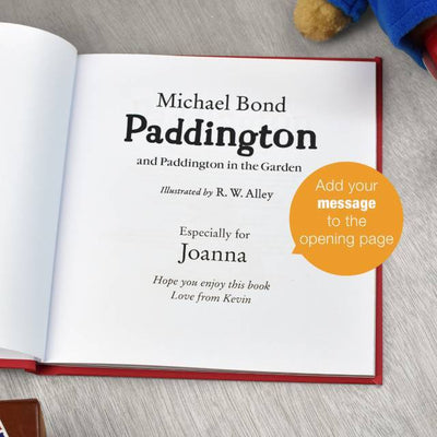 Personalised 60th Anniversary Paddington Bear Book - Two Stories - Shop Personalised Gifts