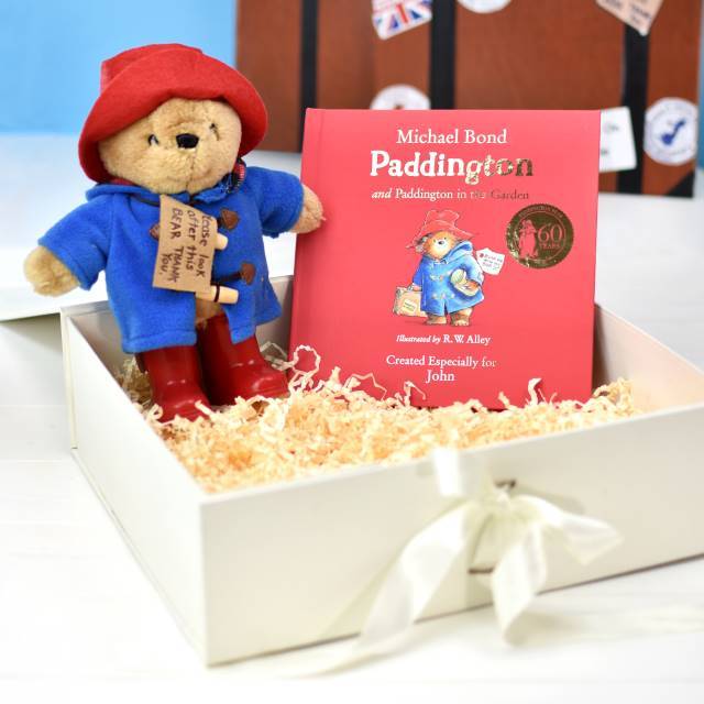 Paddington Bear Soft Toy and Book Gift Set - Shop Personalised Gifts