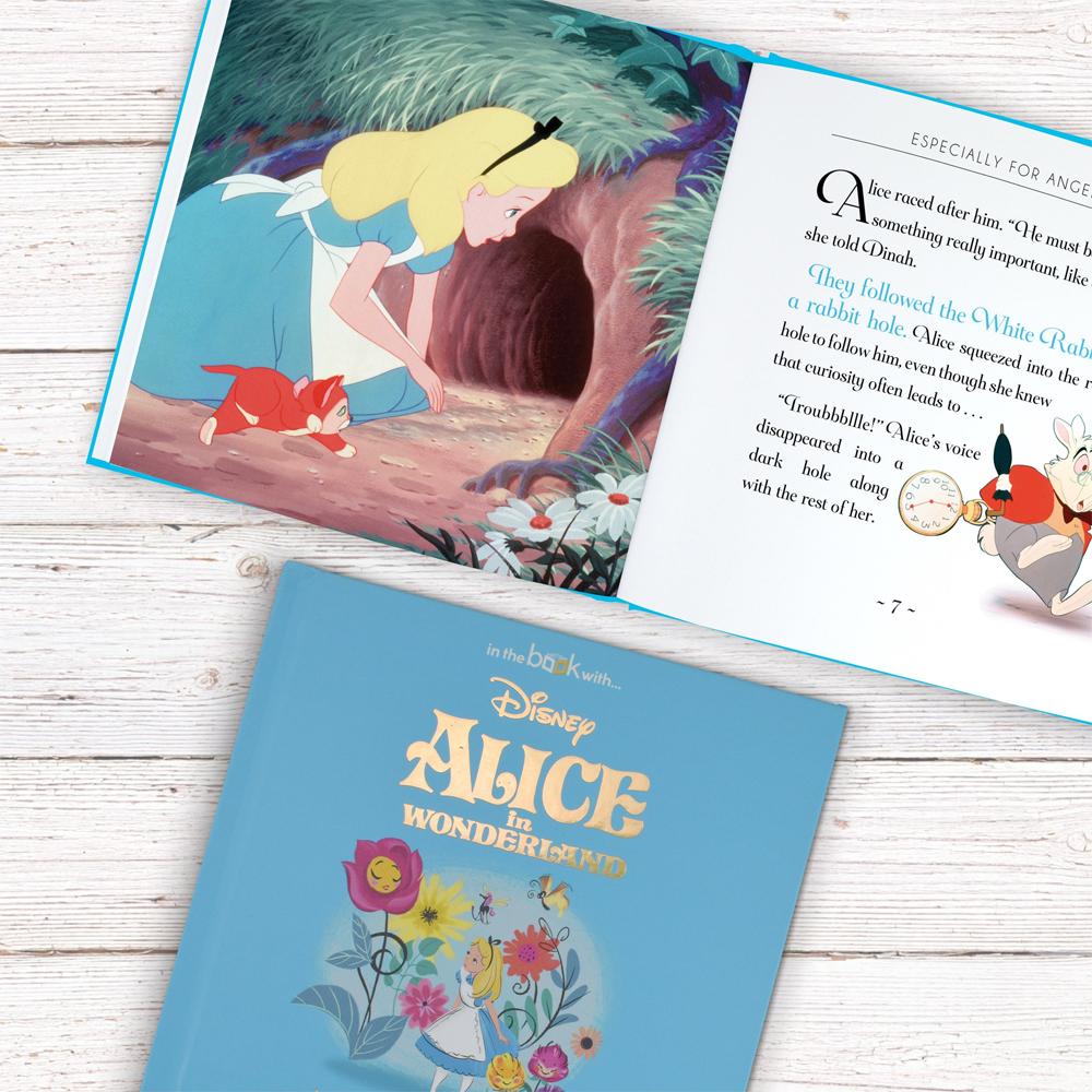 Personalised Disney Alice In Wonderland Story Book - Shop Personalised Gifts
