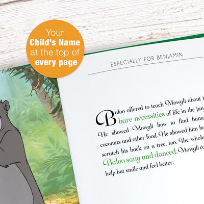 Personalised Disney Jungle Book Story Book - Shop Personalised Gifts