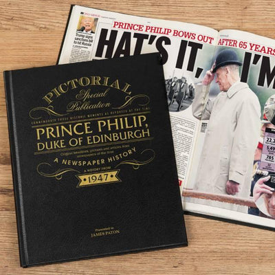 Prince Philip – A Pictorial Newspaper Book - Shop Personalised Gifts