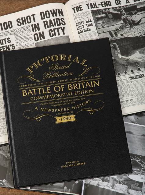 Battle of Britain 80th Anniversary Pictorial Edition Newspaper Book - Shop Personalised Gifts