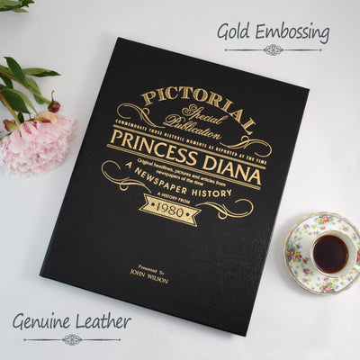 Princess Diana Pictorial Edition Newspaper Book - Shop Personalised Gifts