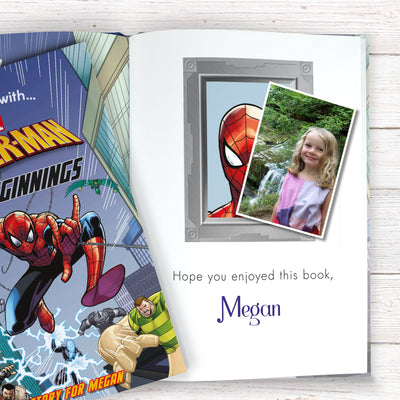 Spider-man Beginnings Personalised Marvel Story Book - Shop Personalised Gifts