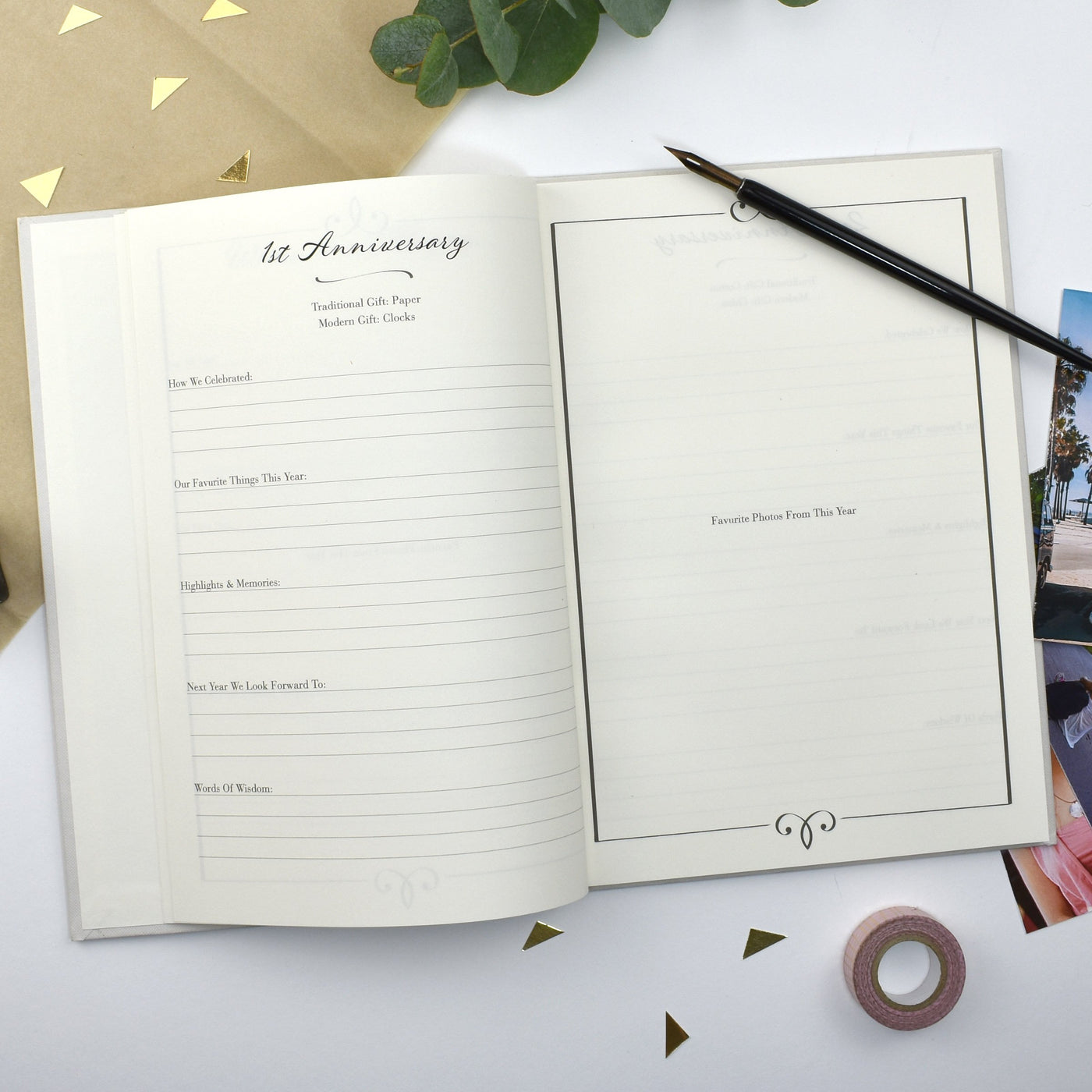 Our Anniversary Personalised Journal - Shop Personalised Gifts