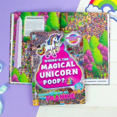 Personalised Where’s the Magical Unicorn Poop Book - Shop Personalised Gifts