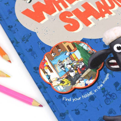 Personalised "Where's Shaun?" - Shaun the Sheep Book - Shop Personalised Gifts